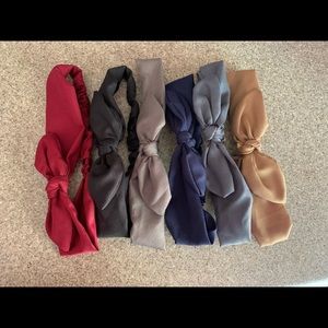 Lot of (6) Girls head wraps/bands/bows